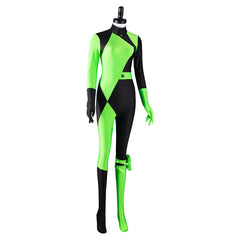 Kim Possible Shego Combinaison Cosplay Costume