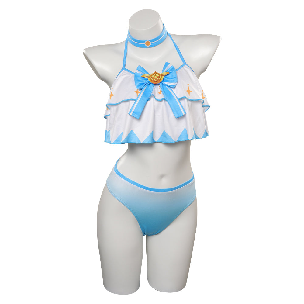 Genshin Impact Lumine Maillot De Bain Design Original Cosplay Costume Carnaval