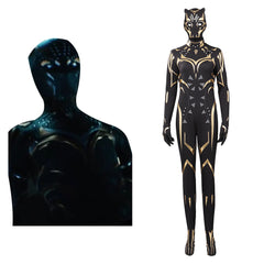 2022 Film Black Panther 2 Wakanda Forever Femme Combinaison Cosplay Costume Carnaval