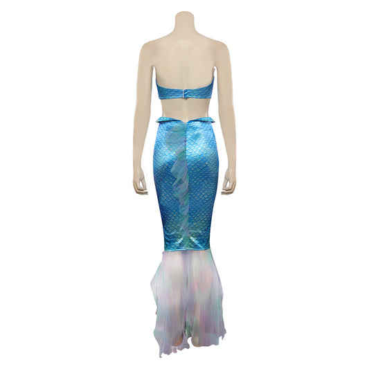 La Petite Sirène Ariel Ariel Maillot De Bain Bleu Cosplay Costume