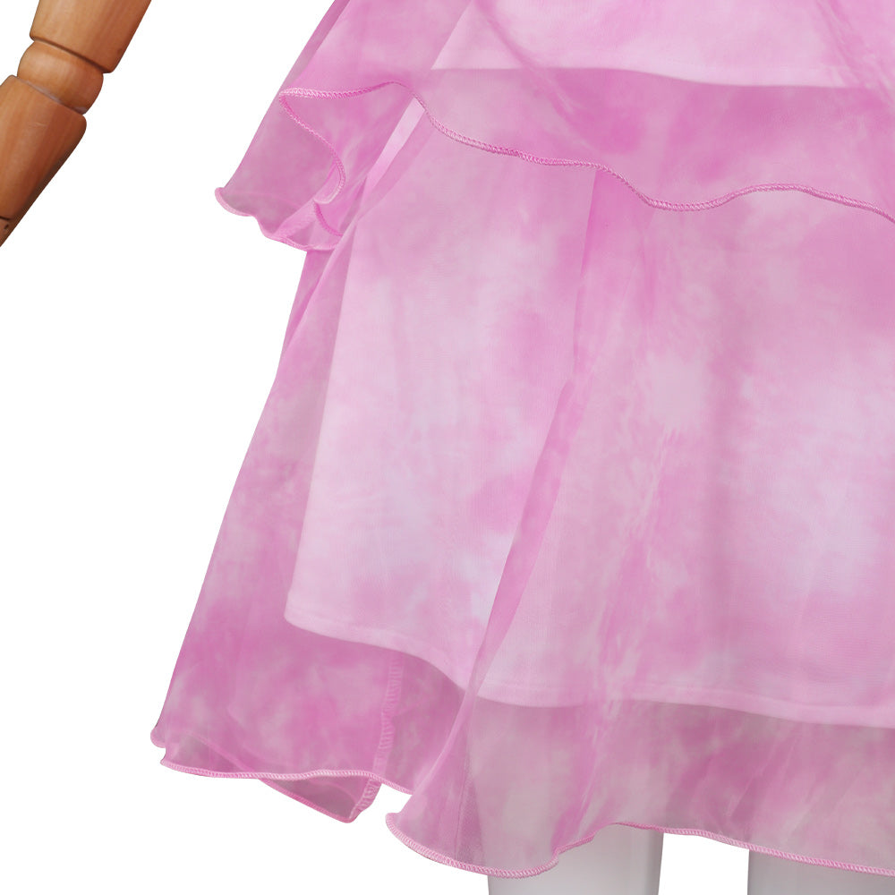 Adulte Super Mario Bros Movie Princess Peach Robe Cosplay Costume