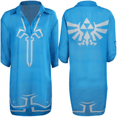 The Legend of Zelda Chemise de Plage Design Original Smock Cosplay Costume