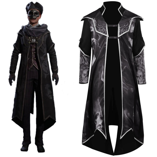 Adulte Hogwarts Legacy Dark Arts Robe Cape Coupe-vent Cosplay Costume Carnaval
