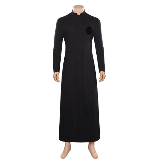 The Pope‘s Exorcist - Father Gabriele Amorth Cosplay Costume Robe Halloween Carnival Party Disguise Suit