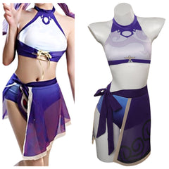 Adulte Genshin Impact Keqing Maillot De Bain Design Original Cosplay Costum Carnaval