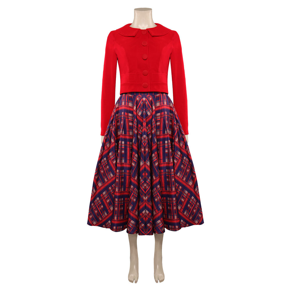 The Marvelous Mrs. Maisel 5 Mrs. Maisel Ensemble Rouge Cosplay Costume