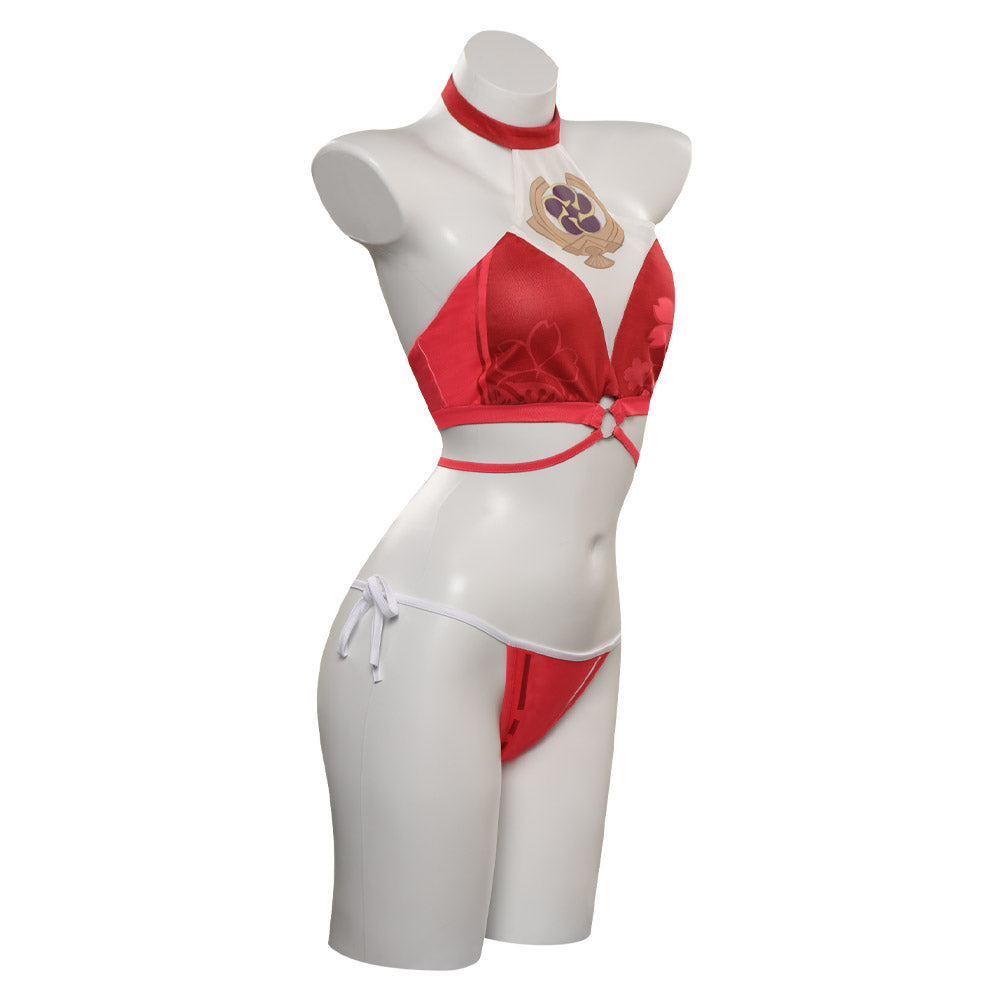 Adulte Genshin Impact Octuple Shenzi Split Maillot De Bain Cosplay Costume