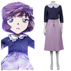 Détective Conan Haibara Aimonogatari Ai Haibara Uniform Cosplay Costume