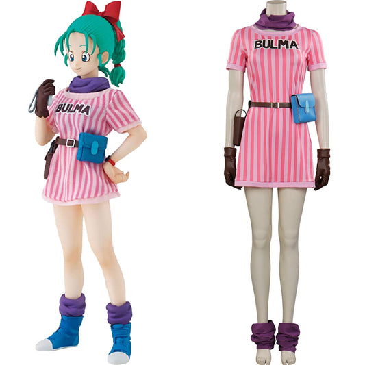 Adulte Dragon Ball Z Bulma Cosplay Costume