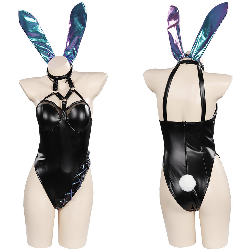 LoL League of Legends KDA Bunny Girl Tenue Lapin Costume
