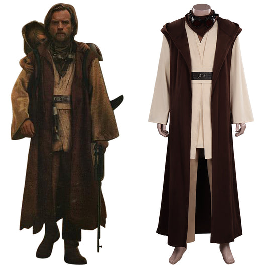 Star Wars Obi- Wan Kenobi Cosplay Costume