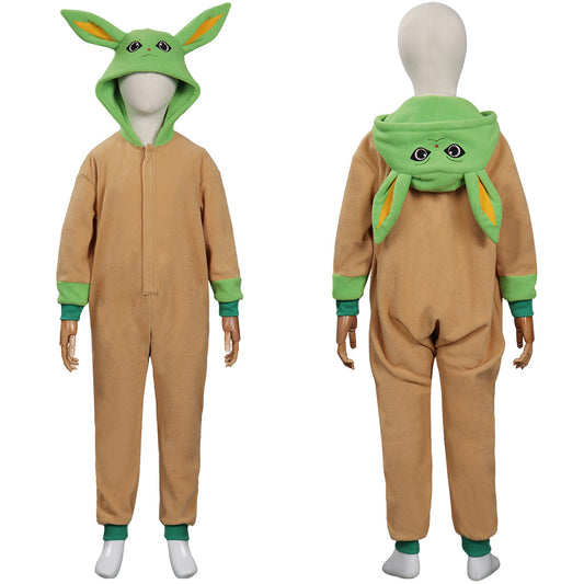 Yoda Bébé Pyjamas Combinaison Cosplay Costume