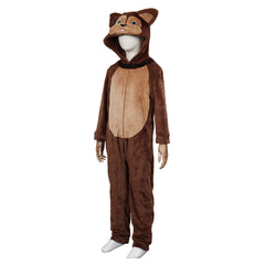 Écureuil Animaux Enfant Pyjama une pièce Cosplay Costume
