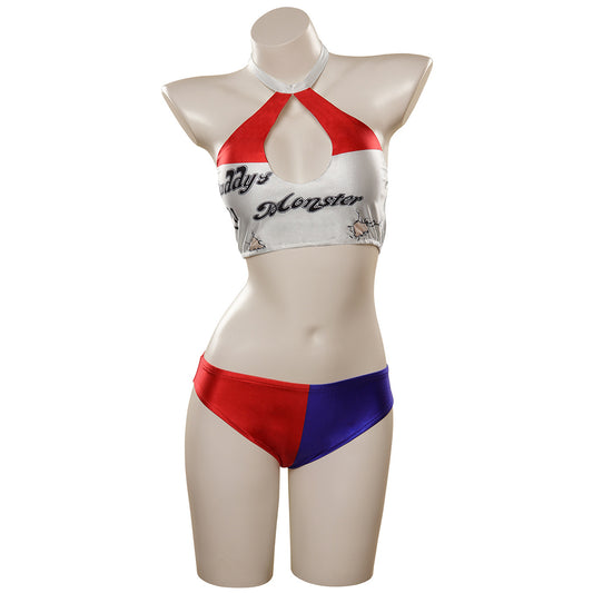 Harley Quinn Maillot De Bain Cosplay Costume Design Original -Cossky