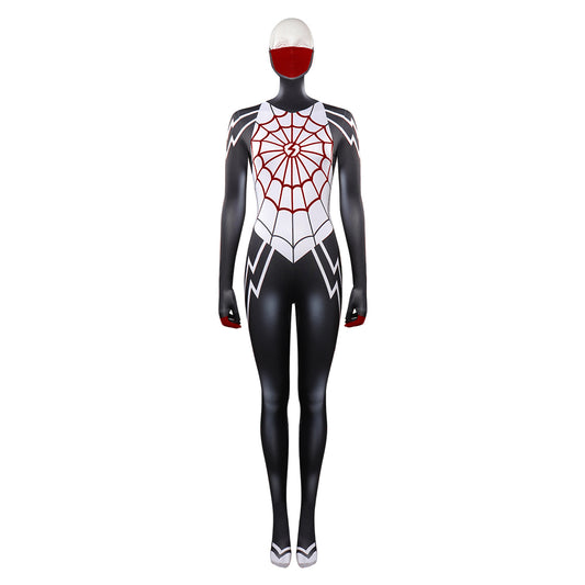 Adulte Spider Man Silk Cindy Moon Femme Combinaison Cosplay Costume