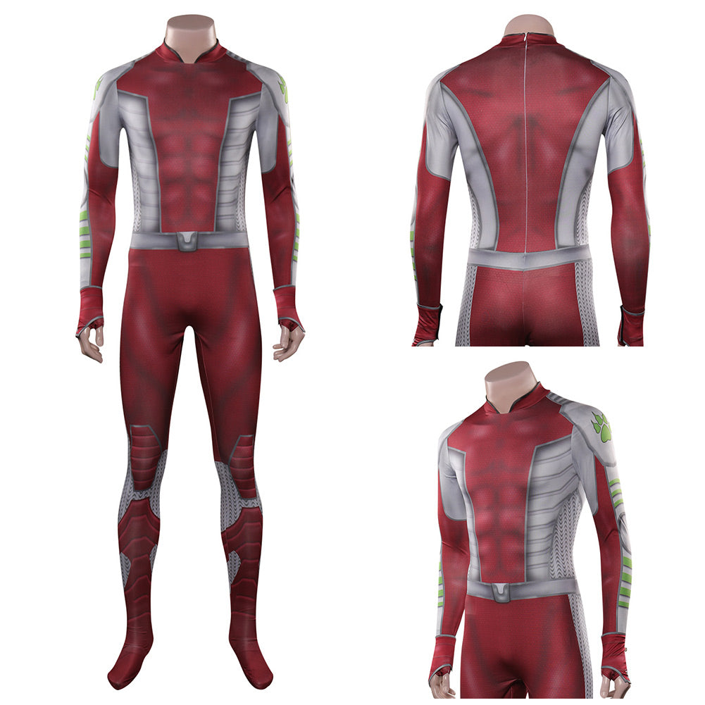 Titans Garfield Logan Beast Boy Combinaison Cosplay Costume Carnaval