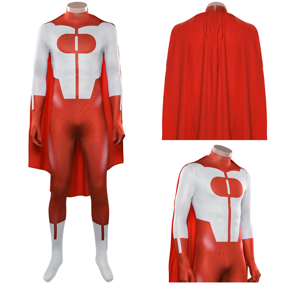 Adulte Invincible Omni Man Nolan Conbinaison Cosplay Costume Carnaval