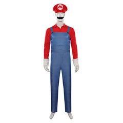Film Adulte Super Mario Mario Ensemble Cosplay Costume Carnaval