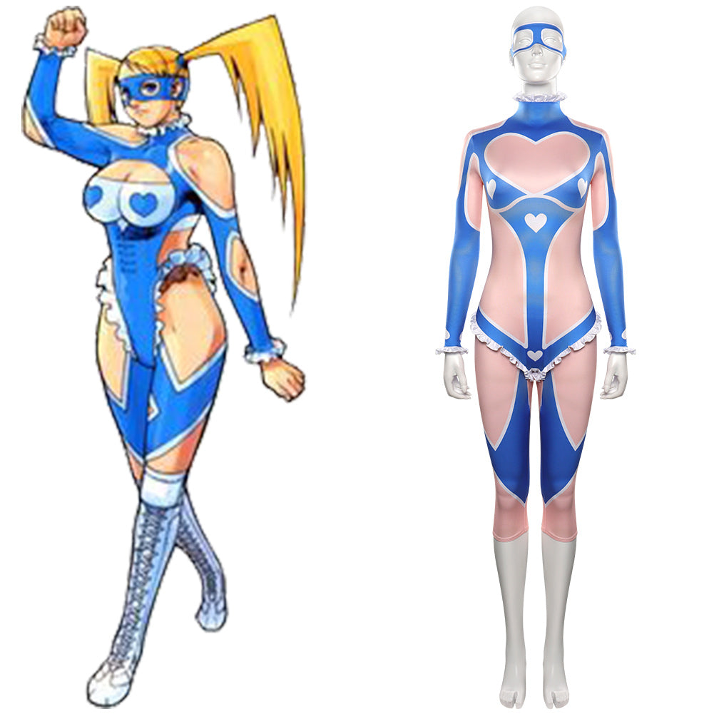 Street Fighter Nanakawa Mika Combinaison Cosplay Costume Carnaval