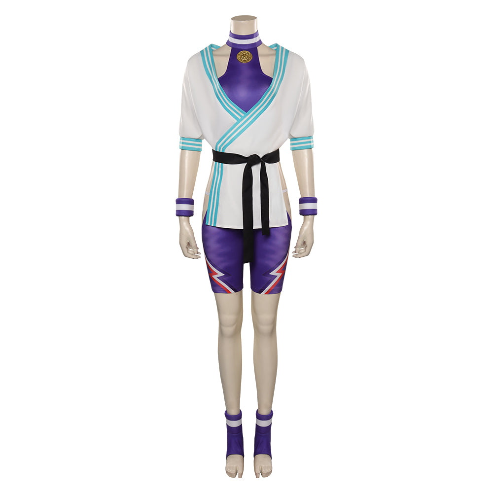 Adulte Street Fighter 6 Manon Ensemble Femme Cosplay Costume