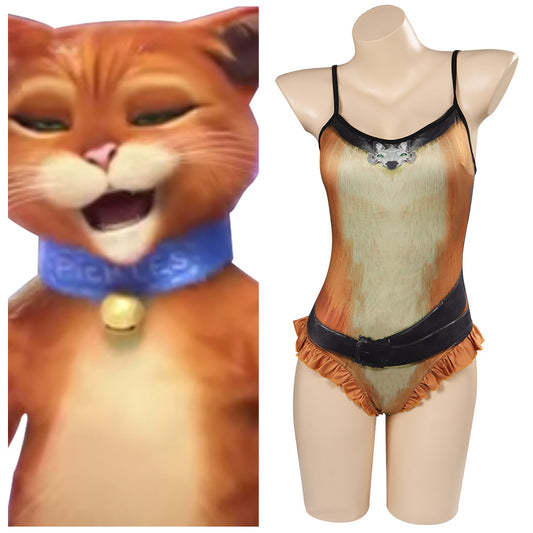 Le Chat potté 2 : La Dernière Quête Maillot De Bain Design Original Cosplay Costume Carnaval