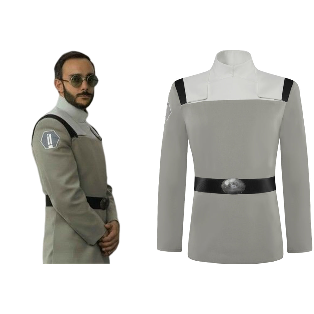 The Mandalorian 3 Star Wars Dr. Pershing Manteau Cosplay Costume