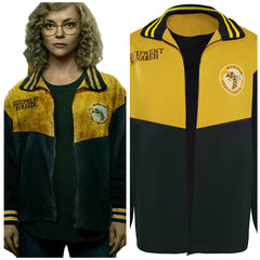 Yellowjackets 2 Homme Jaune Maillots de Baseball Manteau Cosplay Costume