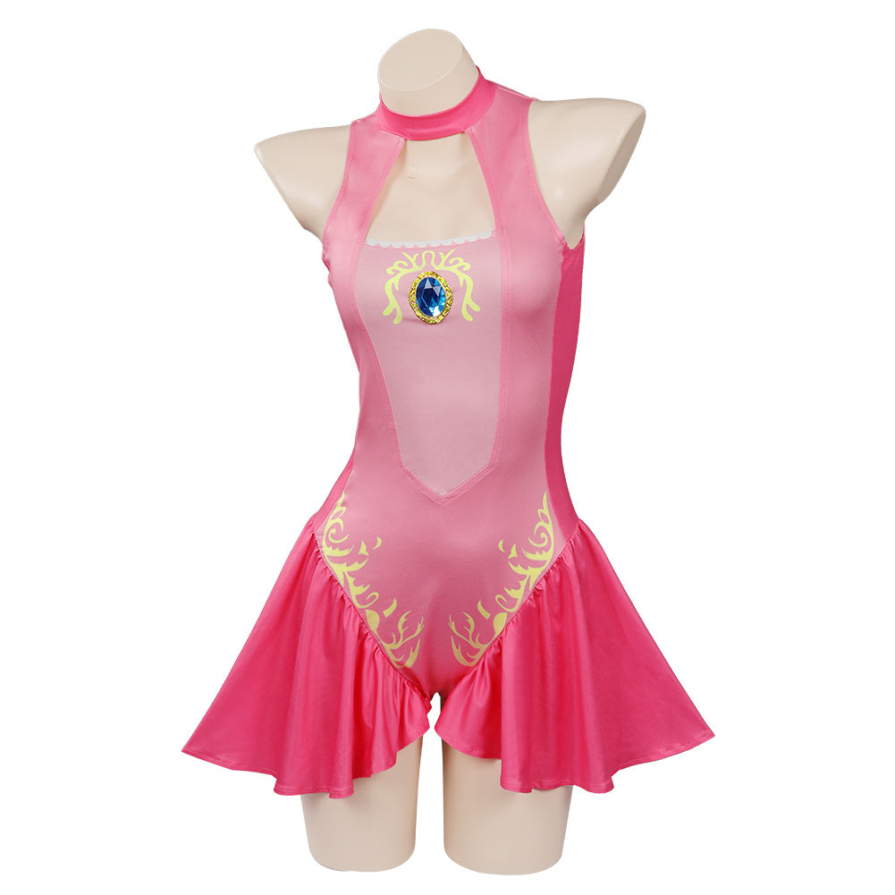 Mario Princess Peach Maillot De Bain Design Original Cosplay Costume