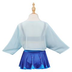 La Reine Des Neiges Anna Enfant Maillot de Bain Cosplay Costume -Cossky