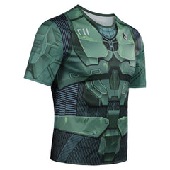 Halo Master Chief John Jeu T-shirt Cosplay Costume Design Original -Cossky
