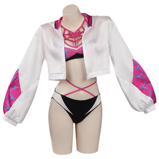 Spider-Man: Across the Spider-Verse Gwen Stacy Maillot De Bain Cosplay Costume
