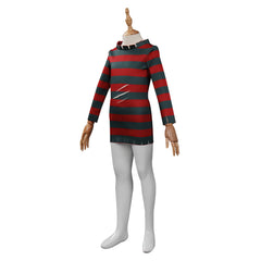 Les Griffes De La Nuit Freddy Krueger Enfant Fille Robe Cosplay Costume Halloween Carnival