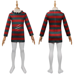 Les Griffes De La Nuit Freddy Krueger Enfant Fille Robe Cosplay Costume Halloween Carnival