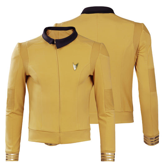 Homme Star Trek: Strange New Worlds T-shirt Captain Christopher Pike Cosplay Costume