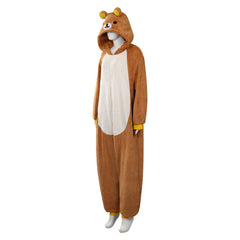 Rilakkuma Ours Pyjamas Combinaison Cosplay Costume Carnival Halloween