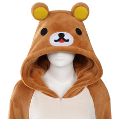 Rilakkuma Ours Pyjamas Combinaison Cosplay Costume Carnival Halloween