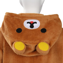 Rilakkuma Ours Pyjamas Combinaison Cosplay Costume Carnival Halloween