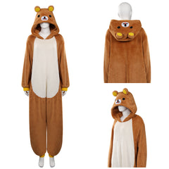 Rilakkuma Ours Pyjamas Combinaison Cosplay Costume Carnival Halloween