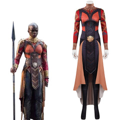 2022 Film Black Panther: Wakanda Forever Okoye Combinaison Cosplay Costume Halloween Carnaval