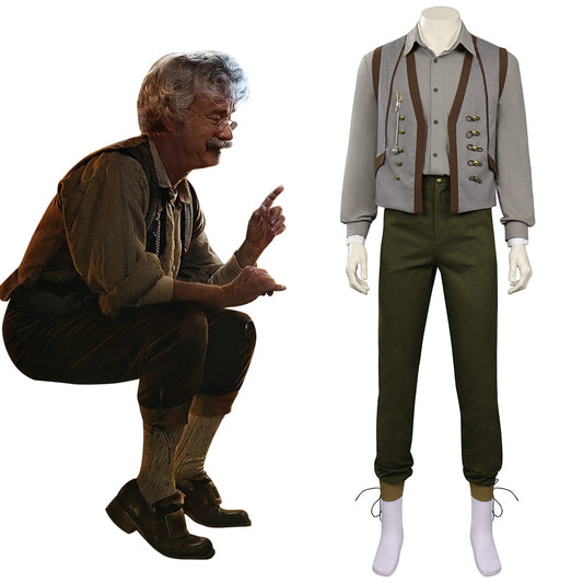 Pinocchio Vieux Charpentier Geppetto Uniform Cosplay Costume Carnaval