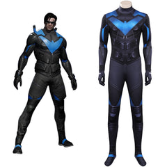 Gotham Knights Nightwing Combinaison Cosplay Costume Carnaval