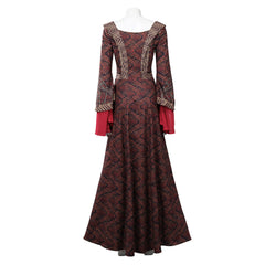 House of the Dragon Alicent Hightower Robe Vintage Cosplay Costume Médiéval