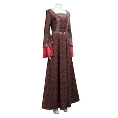 House of the Dragon Alicent Hightower Robe Vintage Cosplay Costume Médiéval