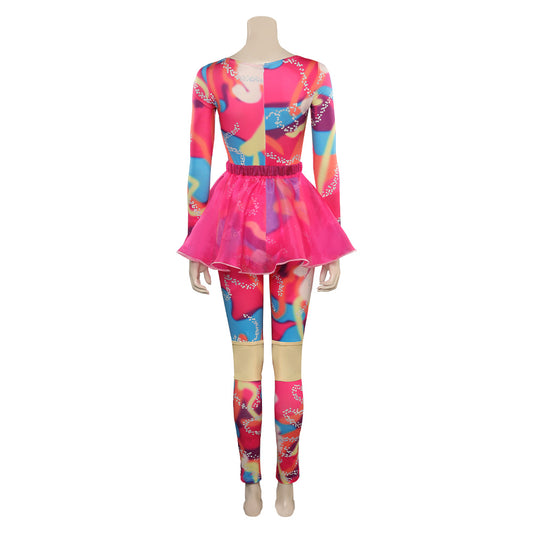 Film Barbie Design Original Rose Combinaison Costume Carnaval