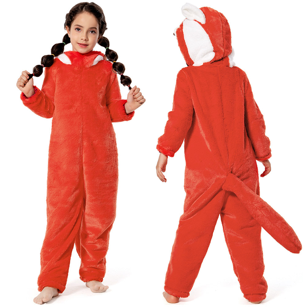 2022 Film Alerte Rouge Mei Enfant Pyjamas Cosplay Costume