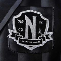 Adult Wednesday Addams Wednesday Cosplay Costume School Uniform Dress Outfits Halloween Carnival Party Suit