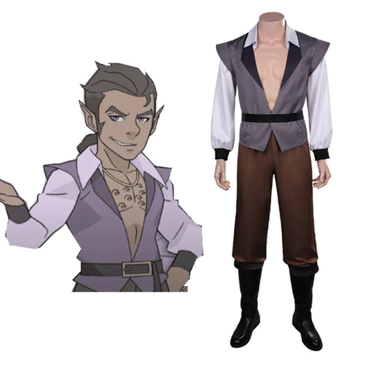 The Legend of Vox Machina Scanlan Shorthalt Uniform Cosplay Costume