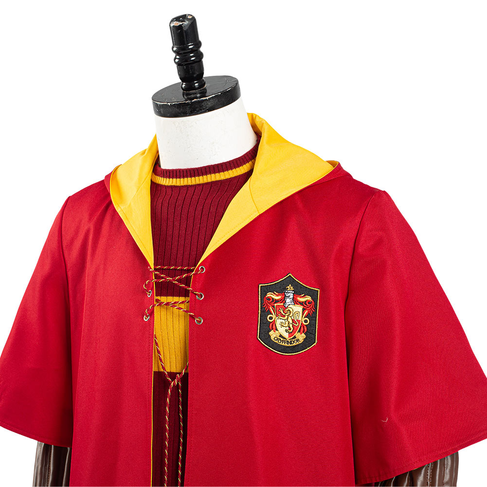 Harry Potter Gryffindor Quidditch Uniforme Halloween Carnaval Cosplay Costume