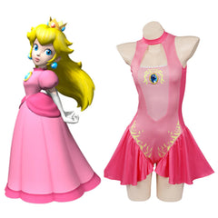 Mario Princess Peach Maillot De Bain Design Original Cosplay Costume