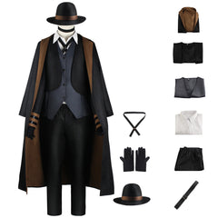 BSD Nakahara Chuuya Adulte Uniforme Cosplay Costume